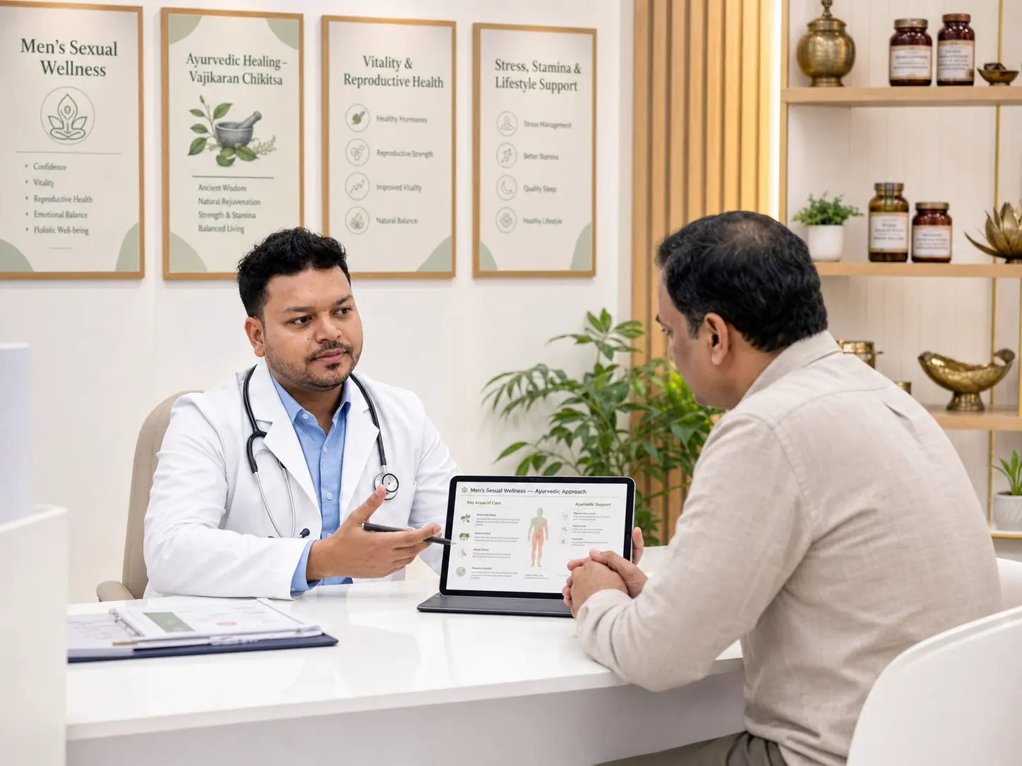 Men's sexual wellness Ayurveda consultation at Cureवेदा, Andheri West