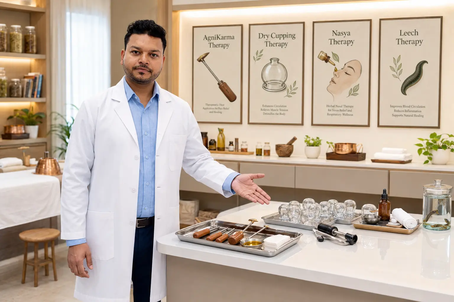 Doctor-guided Ayurvedic therapy consultation with Dr. Anand Singh at Cureवेदा, Andheri West