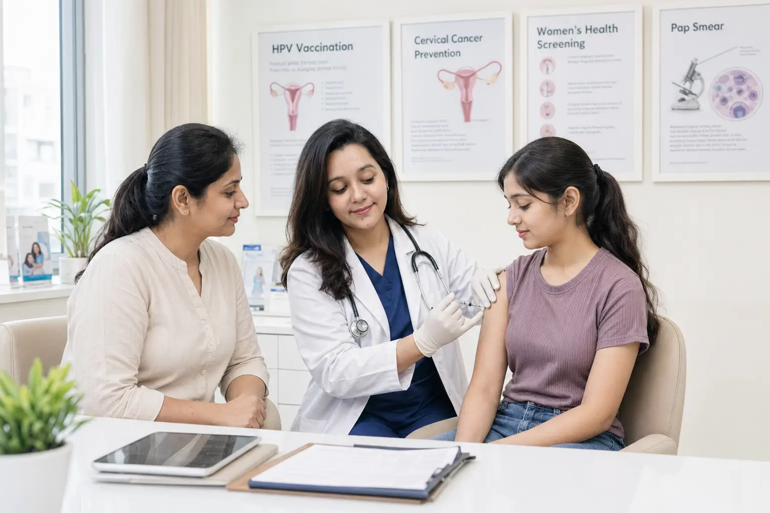 HPV vaccination and preventive screening at स्त्रीCare, Andheri West